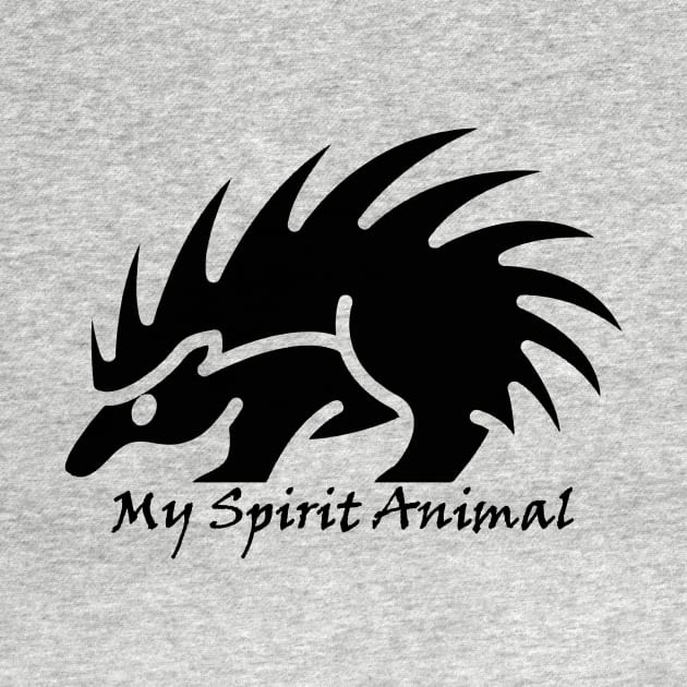 My Spirit Animal Is A Porcupine by VintageArtwork